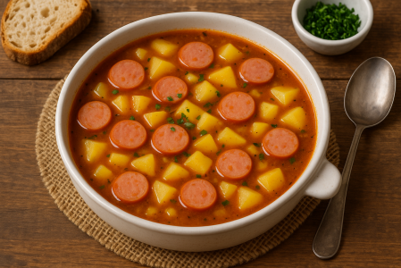 Frankfurtská polévka: Klasika, která zahřeje i zasytí – výživové hodnoty a recept