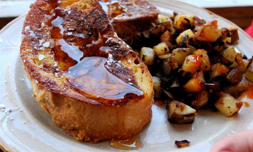 Francouzský toast s jablky