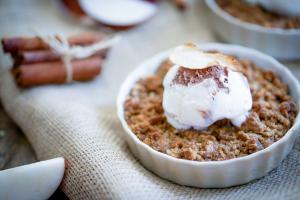 Bleskový jablkový zákusek