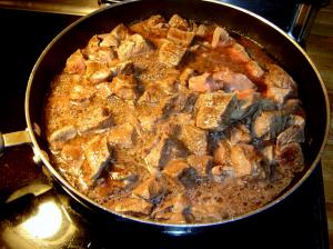 Zvěřinové ragú s houbami