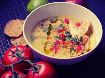 Mexická zeleninová polévka