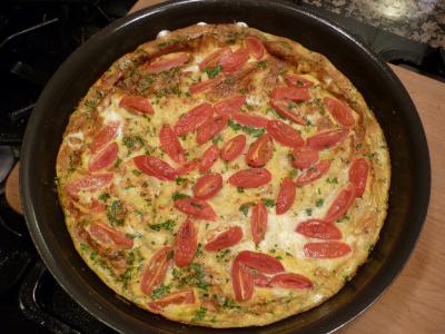 Jednoduchá bramborová pizza