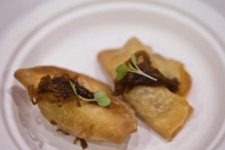 Bramborové pirohy s tvarohem