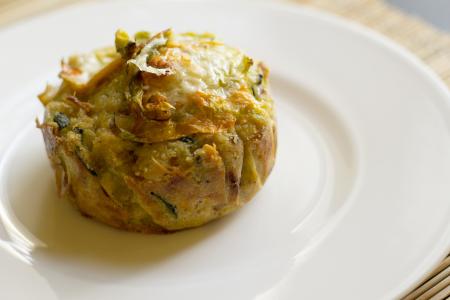 Bramborový koláč s cuketou a sýrem