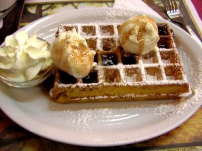 Domácí skořicové vafle