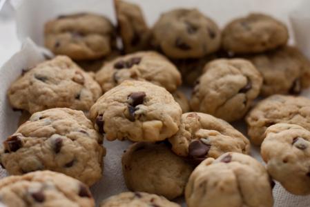 Domácí sušenky s čokoládou