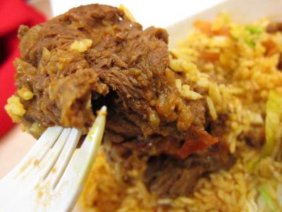 Dušené hovězí na česneku