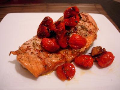 Kuře na smetaně s rajčátky