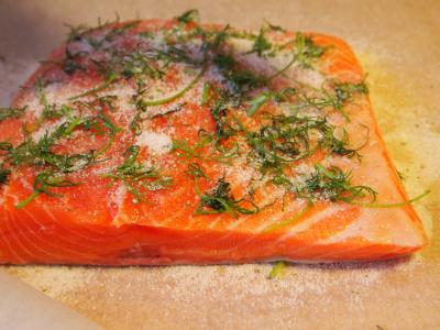 Losos v máslové marinádě