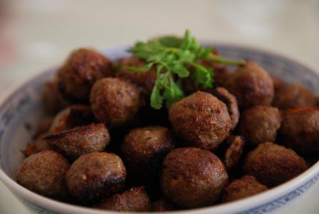 Smažené masové kuličky