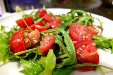 Rukolový salát se zálivkou