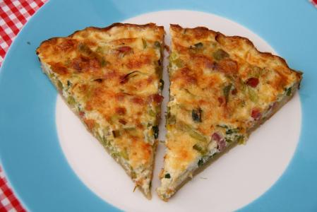 Slaný sýrový koláč