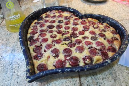 Třešňová bublanina - hrníčkový recept