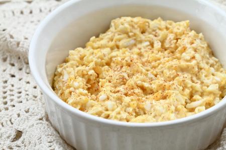 Vajíčková pomazánka s tvarohem