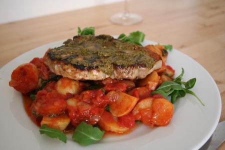 Vepřové kotlety s pestem