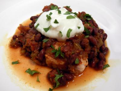 Vepřové maso s červenými fazolemi