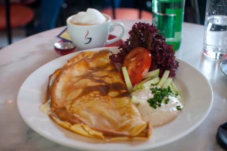 Zapečené palačinky na slano