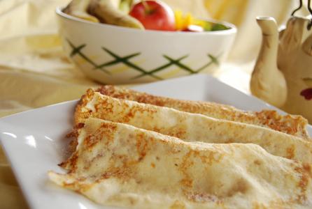 Zapečené palačinky s tvarohem