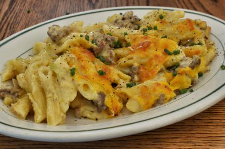 Zapečené těstoviny s cuketou