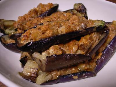 Zapečený lilek se sýrem