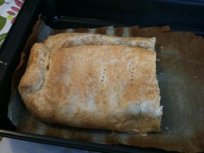 Závin s kuřecím masem