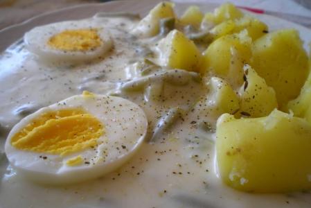 Zelené fazolky na smetaně