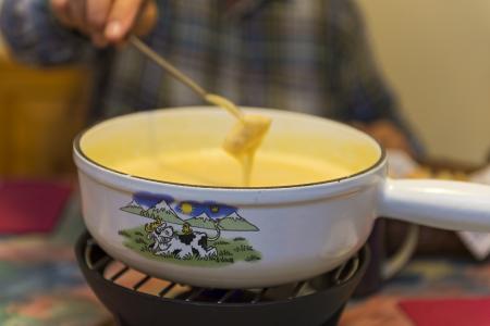 Jednoduché sýrové fondue