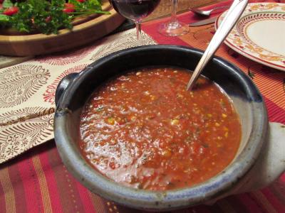 Osvěžující gazpacho