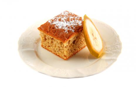 Lahodný banánový dort