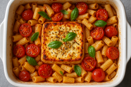 Jak na viralní hit? Zapečená feta s rajčaty a těstovinami: Recept, který ovládá internet!    