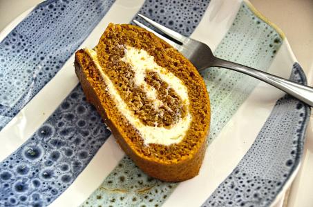 Luxusní dýňová roláda