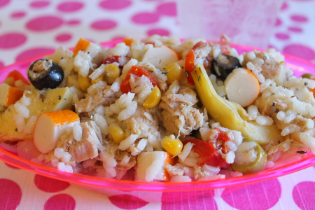 Rizoto se surimi tyčinkami