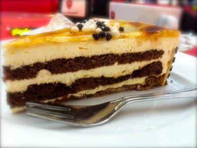 Tiramisu řezy
