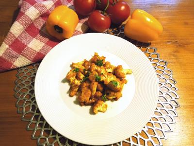 Sladkokyselý karamelizovaný květák - rychlá a zdravá večeře