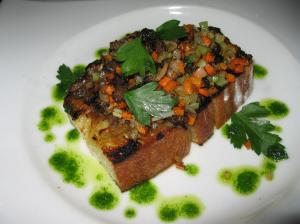 Rozmarýnové toasty se zeleninou